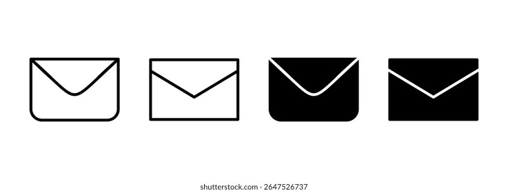 Ícone de email vetor. sinal e símbolo de email. Ícone de email. Ícone Envelope