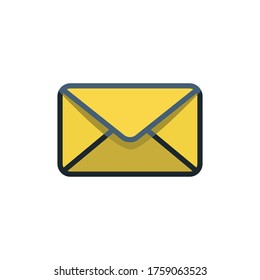 mail icon vector envelope illustration design