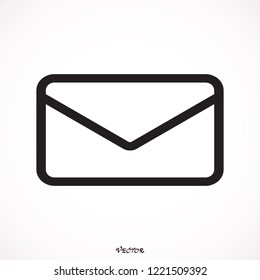 	
Mail icon vector, Envelope sign, Email symbol