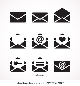 	
Mail icon vector, Envelope sign, Email symbol