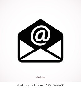 	
Mail icon vector, Envelope sign, Email symbol