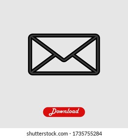 Mail icon vector eps 10