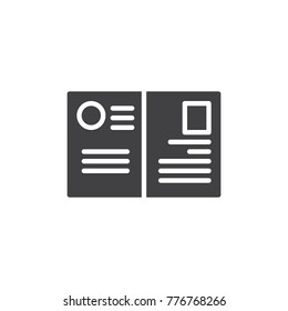 Mail icon vector, filled flat sign, solid pictogram isolated on white. Postal letter symbol, logo illustration.