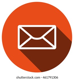 Mail Icon, vector, icon flat