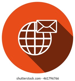 Mail Icon, vector, icon flat