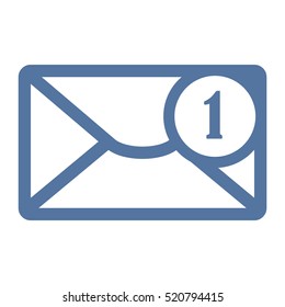 Mail Icon Vector flat design style