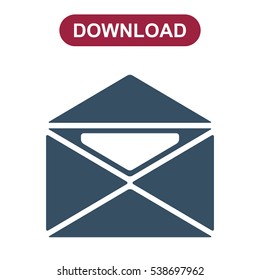 Mail Icon Vector flat design style