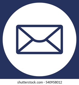 Mail Icon Vector flat design style