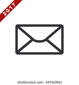 Mail Icon Vector flat design style
