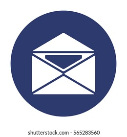 Mail Icon Vector flat design style
