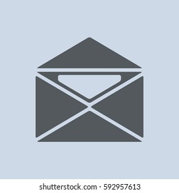 Mail Icon Vector flat design style