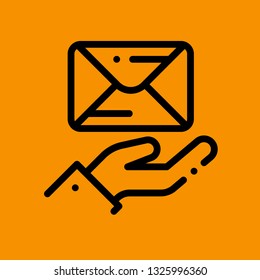 Mail Icon Vector Graphic Download Template Modern