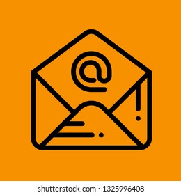 Mail Icon Vector Graphic Download Template Modern