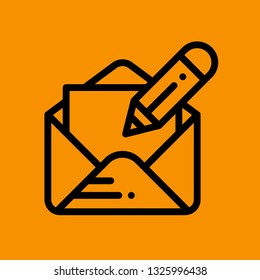 Mail Icon Vector Graphic Download Template Modern