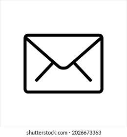 Ilustración gráfica del vector de icono de correo