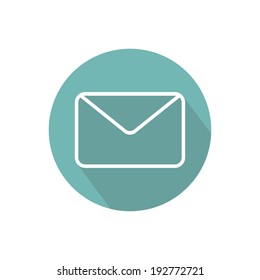 Mail icon. Vector illustration