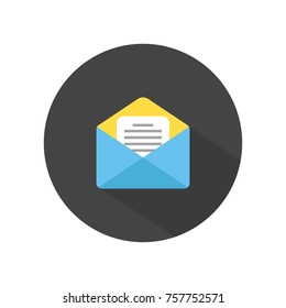 Mail icon. Vector illustration.