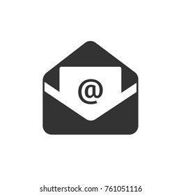 Mail icon. Vector illustration.