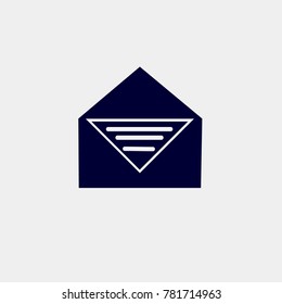 mail icon, Vector illustration.