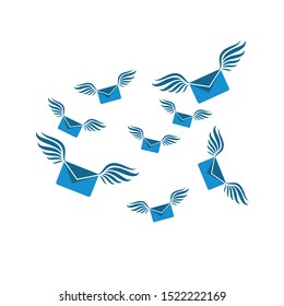 mail icon vector illustration design template