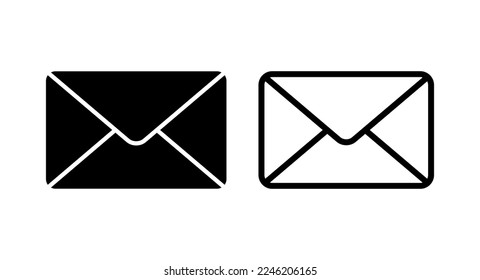 Mail icon vector illustration. email sign and symbol. E-mail icon. Envelope icon