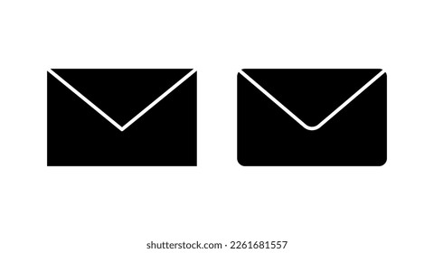 Mail-Symbol, Vektorgrafik. E-Mail-Zeichen und -Symbol. E-Mail-Symbol Envelope-Symbol