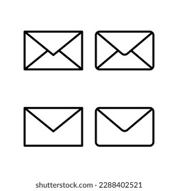 Mail icon vector illustration. email sign and symbol. E-mail icon. Envelope icon