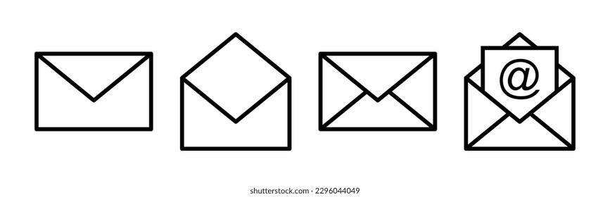 Mail icon vector illustration. email sign and symbol. E-mail icon. Envelope icon