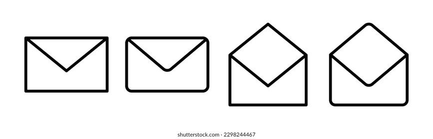 Mail icon vector illustration. email sign and symbol. E-mail icon. Envelope icon
