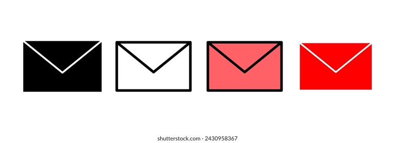 Mail icon vector illustration. email sign and symbol. E-mail icon. Envelope icon