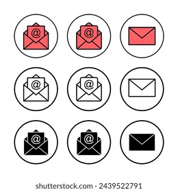Mail icon vector illustration. email sign and symbol. E-mail icon. Envelope icon