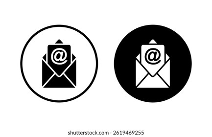 Vektorgrafik des Mail-Symbols. E-Mail-Zeichen und -Symbol. E-Mail-Symbol. Umschlagsymbol