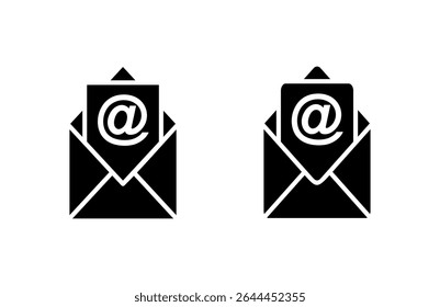 Ilustração vetorial do ícone de e-mail. símbolo e sinal de e-mail. Ícone de email. Ícone Envelope