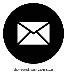 Mail icon vector illustration, Mail envelope icon in flat style. Email message symbol on white background. Mailbox e-mail business concept. Mail vector icon. Email icon. Envelope illustration