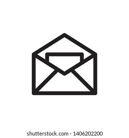 mail icon, mail vector, mail illustration, mail eps10