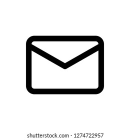 Mail Icon Vector Illustration in Line Style for Any Purpose