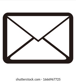 mail icon vector illustration logo