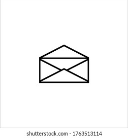 mail icon vector illustration logo template