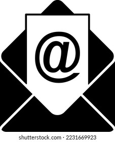 Mail icon vector illustration on white background..eps