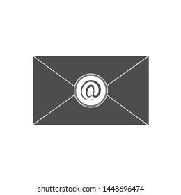 Mail icon. Vector illustration for web mobile, logo, app, UI design.