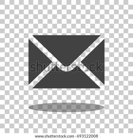 mail icon vector isolated