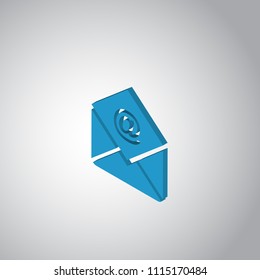 mail icon vector isolated on white background for your web and mobile app design, mail logo concept