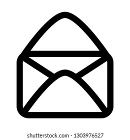 mail icon. vector line icons design