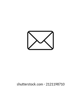Vector de iconos de correo en estilo de línea. Correo electrónico, Sobre, Símbolo de signo de mensaje