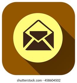 Mail icon, Vector logo for your design, symbol, application, website, UI
