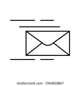 Mail icon vector. post illustration sign. message symbol or logo.
