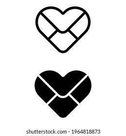 Mail icon vector set. post illustration sign collection. message symbol or logo.
