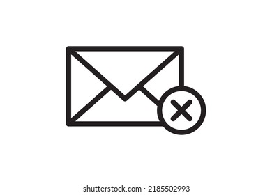 Mail-Symbol, Vektorsymbol. Briefumschlag-Symbol. Nachricht an Adressgrafik senden. E-Mail-Newsletter-Design.