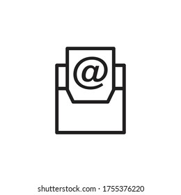mail icon vector sign symbol isolated