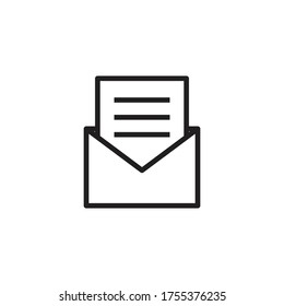 mail icon vector sign symbol isolated